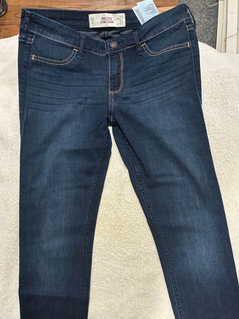 Hollister Dark Indigo Jean Leggings